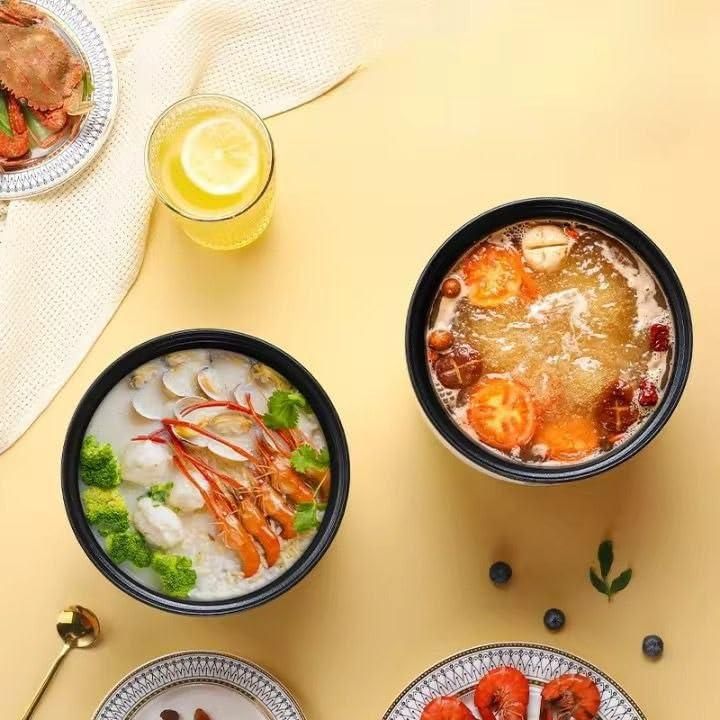 HOTORA Electric Mini Cooking Pot